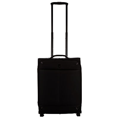Qubed Zerolite Black 2-Wheel 55cm Small Cabin Suitcase Black